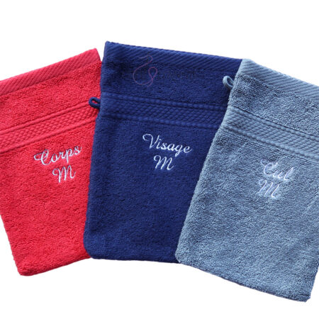 Gants de toilette visage corps