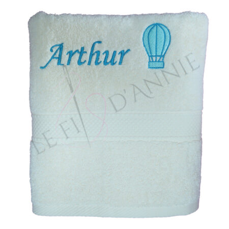 Cadeau bébé avec montgolfière