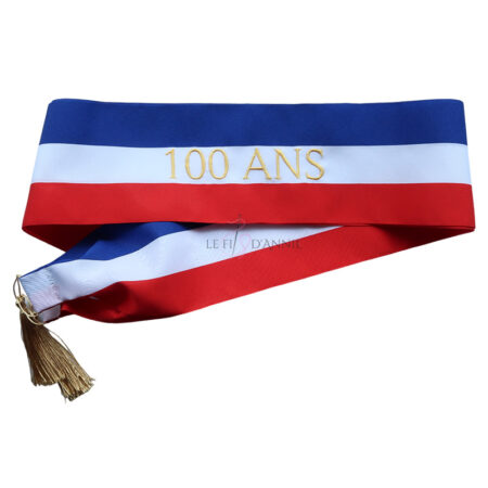 Echarpe tricolore 100 ans